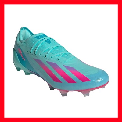 Adidas Men s X Crazyfast Messi.1 FG Soccer Size 13 Turquoise Pink |ID0069|