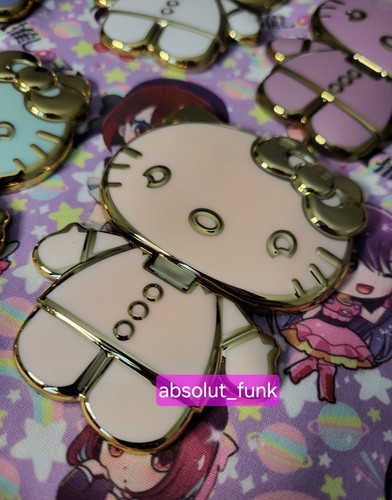 Joli support pop miroir téléphone HK Hello Kitty pour iPhone Android, pour maquillage - Photo 5 sur 7