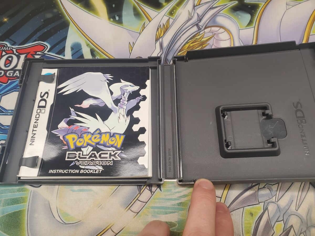 Pokemon Black Version (Nintendo DS) - CASE & MANUAL ONLY - NO GAME