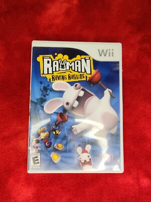 Nintendo Wii Rayman Raving Rabbids Complete With Manual Video Game