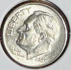 2007 P Roosevelt Dime