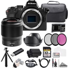 Nikon Z50 II + Z 50mm f/1.8 S Lens +32GB + Ext Bat+ 3 PC Filter- Kit
