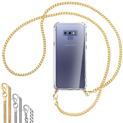 Handykette (Metallkette) für Samsung Galaxy Note 9 Umhängehülle mit Band Case