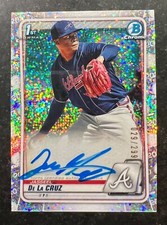 2020 Bowman Chrome Prospect Auto Speckle Refractor Jasseel de la Cruz 29/299