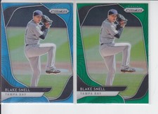 (2) 2020 Prizm Blake Snell Carolina Blue + Green Rays #207