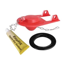 Toilet Flapper Repair kit for corroded leaky toilet spuds - stop costly leaks