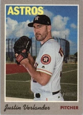 2019 Topps Heritage '70 Topps Stickers #14 Justin Verlander - BB