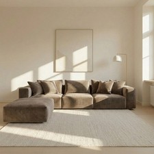 Alan Corner Sofa Modern Deep Seat Luxury Custom Made Free UK Delivery