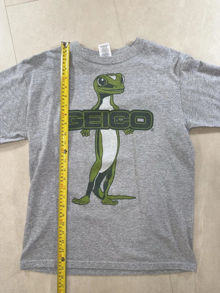 Vintage Men’s Geico Insurance Longsleeve Graphic T Shirt Size Medium 2000’s - Image 4 of 4