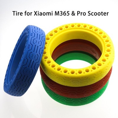 For Xiaomi electric scooter color solid tire multi-color honeycomb tire hollow a