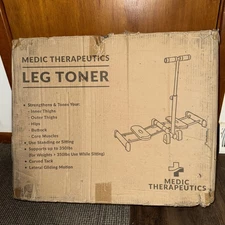 Brand New Medic Therapeutics At-Home Leg Toner Workout Machine Blue