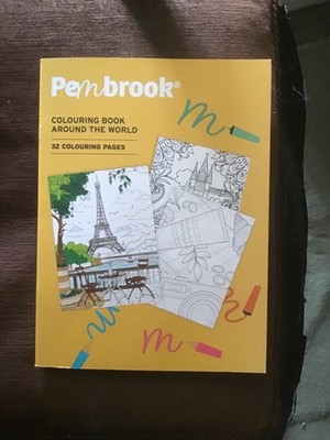 PEMBROOK MALBUCH UM DIE WELT 32 SEITEN GEBURTSTAG WEIHNACHTEN LERNEN