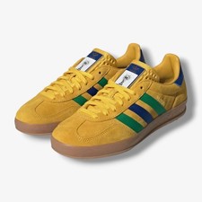 Adidas Gazelle Indoor World Cup Brazil Eqt Yellow Collegiate Royal Green