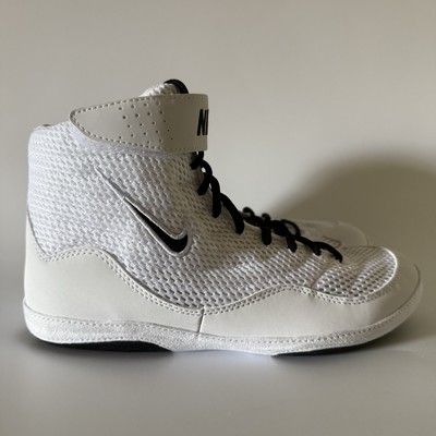 Nike Inflict Men s Size 9.5 Wrestling Shoes White/Black 325256-101 NEW