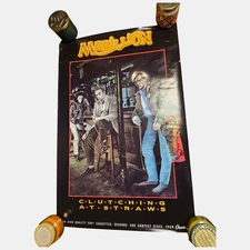 Marillion Clutching At Straws Album Promo Poster Display 24x36 Vintage 1987 Rock