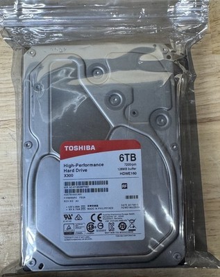 ✓ Toshiba X300 6TB 3.5