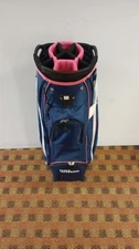 New Wilson Profile  Blue Pink 14-Way Women's Cart Golf Bag