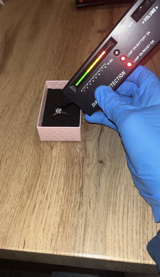 Ehering Diamant Größeneinstellbar    1Karat - Bild 3 von 4