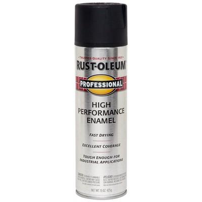 Rust-Oleum 239107 Professional High 15 Ounce (Pack of 1), Semi-Gloss Black