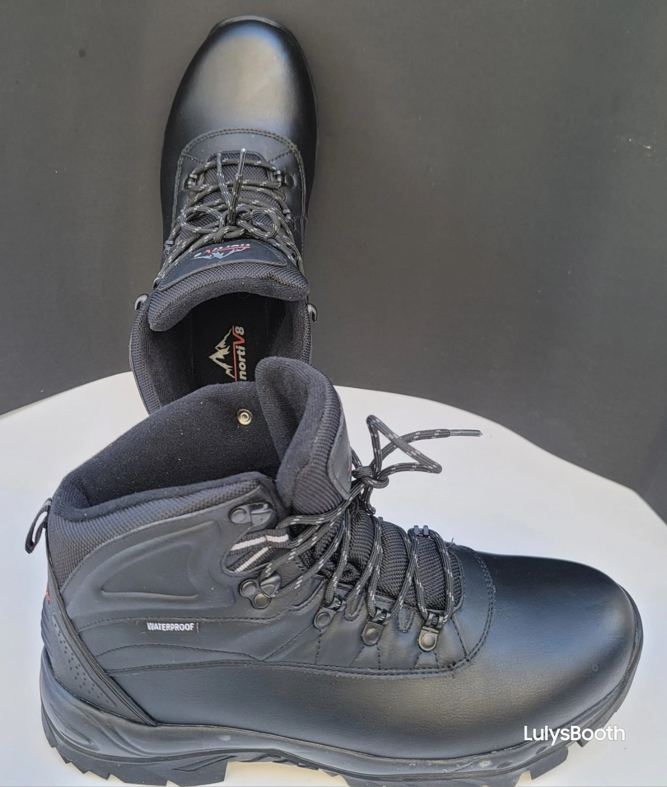NORTIV 8 Mid Ankle Waterproof Outdoor Hiking Boots Combat Shoes men size 12