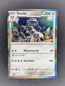 🔷 Steelix 93/132 🔷 Pokemon Mega Evolution - Holo - NM