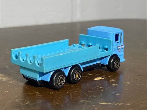 Vintage 1999 Hasbro Tonka Blue Pipe Truck 1:64 Maisto Stepman - Picture 2 of 13