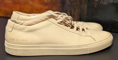 Common Projects Men's Achilles Low Sneakers Light Pink Size 44 / US 11