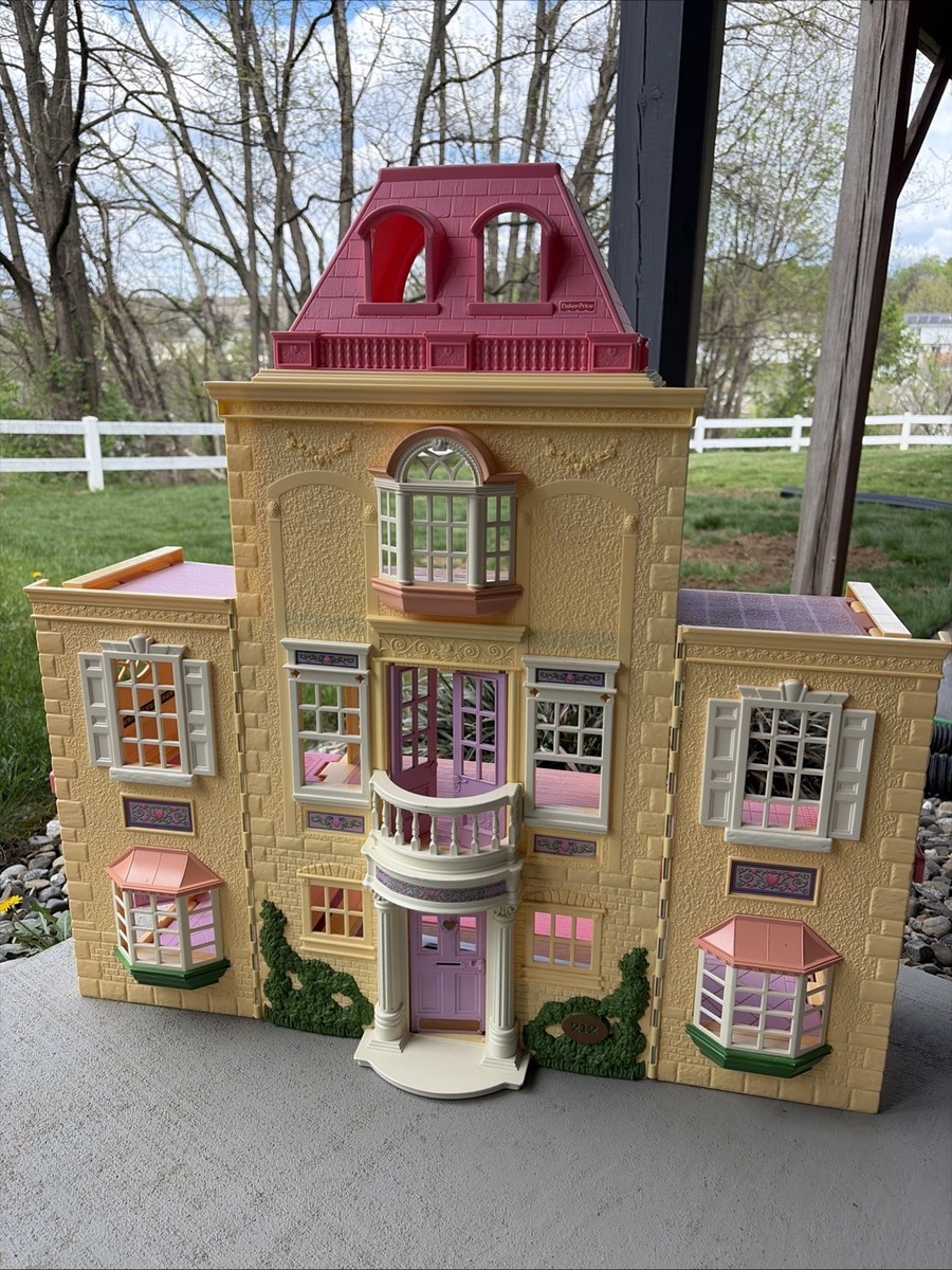 Fisher Price Loving Family Grand Mansion Twin Time Folding Doll