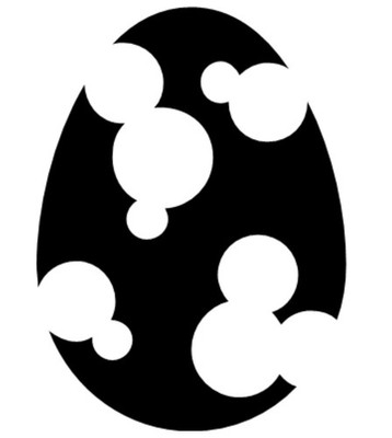 Osterei Vinyl Aufkleber Sticker