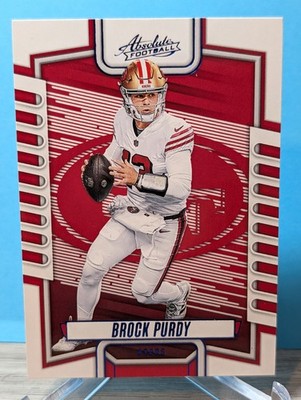 2023 Panini Absolute Football Brock Purdy BLUE FOIL Parallel San Francisco 49ers