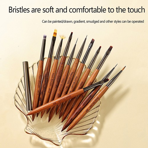 1Pcs Nail Art Brush Pen UV Gel Painting Drawing Liner Polish Brushes Tool