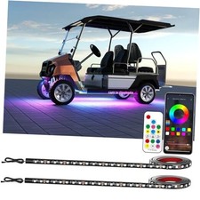 2PCS Golf Cart Underglow LED Light Kit with Built-in 12V-80V Voltage 2 PCS