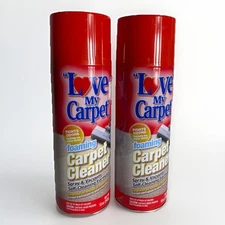 Pack of 2 - Love My Carpet Foaming Carpet Cleaner, 12 oz, Self-Cleaning Formula