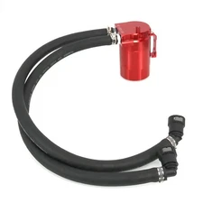 Ryanstar Oil Catch Can Kit Oil Separator Reservoir Tank Baffled Compatible wi...