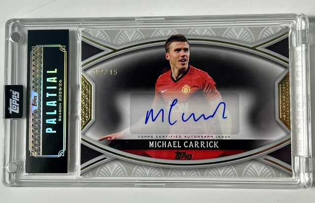 2025-26 Topps Manchester United Palatial - Michael Carrick - Auto /15