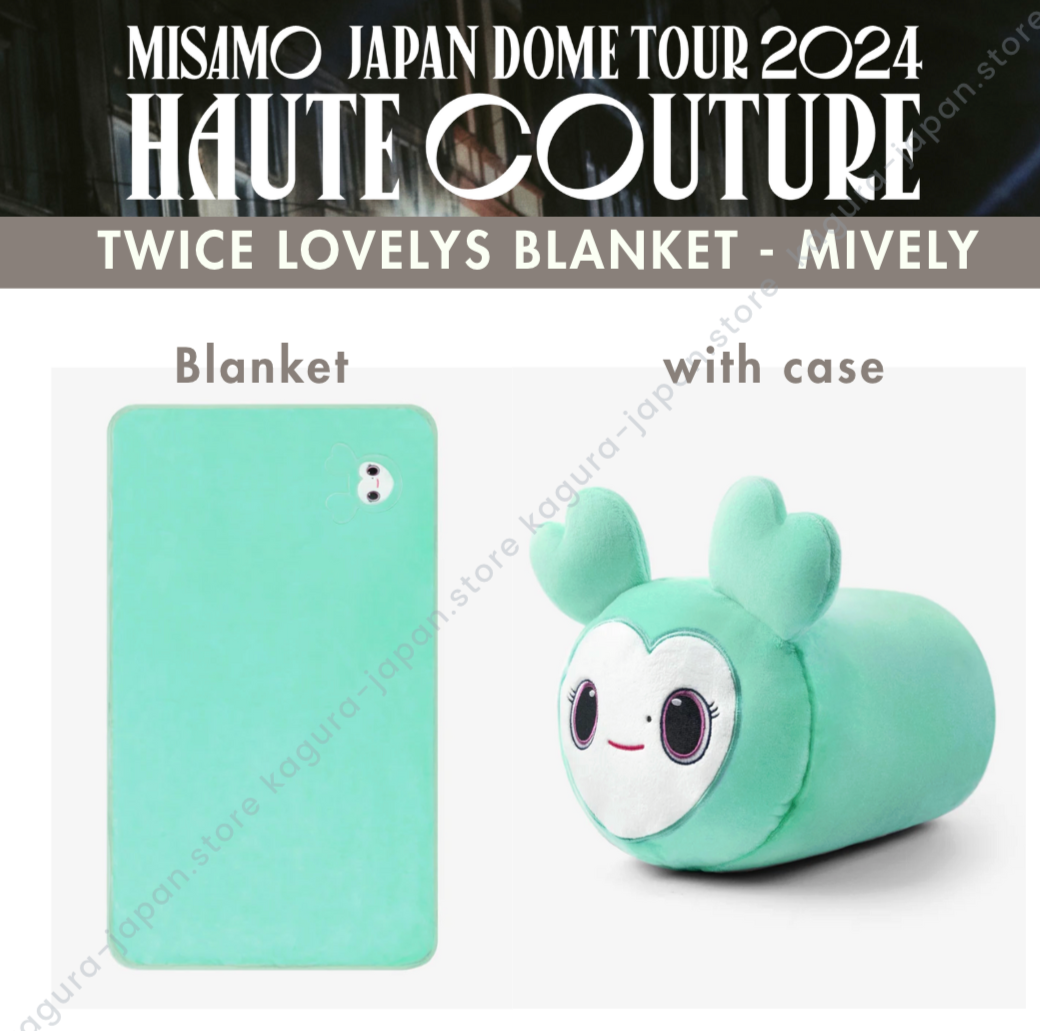 TWICE MINA Mively Lovely LOVELYS BLANKET MISAMO HAUTE COUTURE