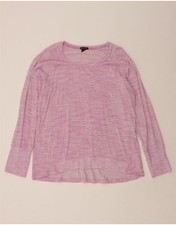 CHAMPION Womens Sweatshirt Jumper UK 18 XL Pink Flecked Rayon SH10