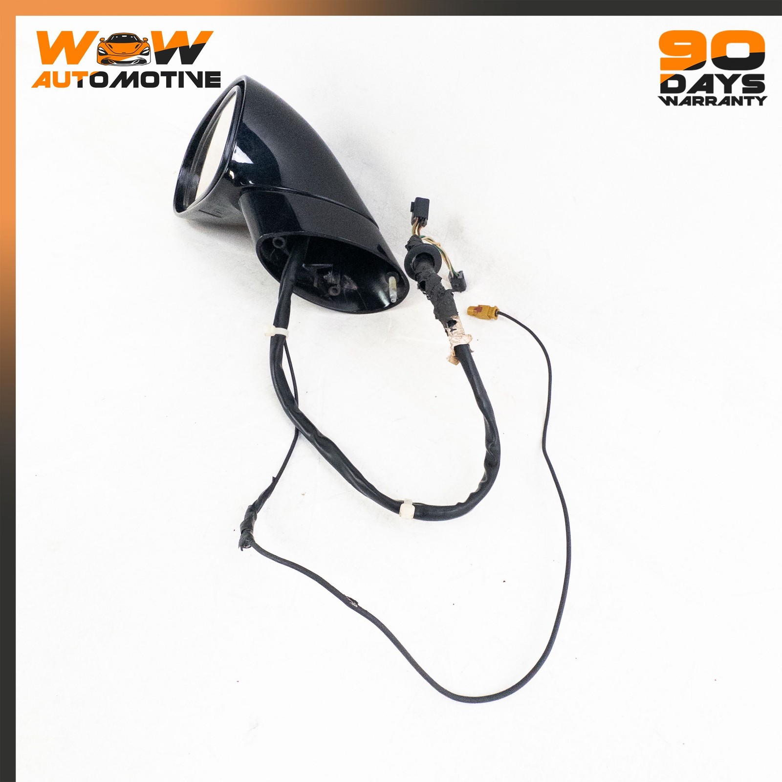 06-09 CHEVROLET CORVETTE C6 FRONT LEFT DRIVER SIDE DOOR MIRROR ASSEMBLY BLACK OE