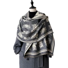 Women's Fashion Plaid Scarf Autumn And Winter Warm Student Versatile Scarf