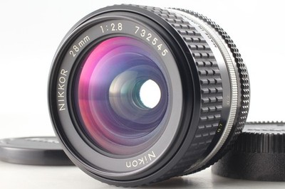 [MINT+++ w/cap] Nikon Ai-s Ais Nikkor 28mm f/2.8 MF Wide Angle Lens From JAPAN