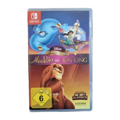 Disney Classic Games Aladdin And The Lion King Nintendo Switch OVP