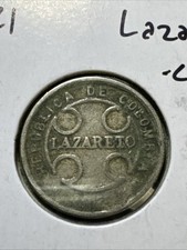 1921 Columbia - Lepar Colony Coin - 2 Centavos - Vintage Coin