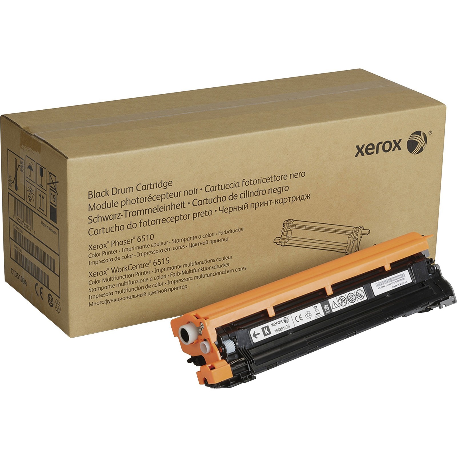 Черный фотобарабанный картридж Xerox 108R01420 Phaser 6510 Workcentre 6515 [ресурс 48 000 копий]