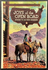 U.S. National parks 1935 pictorial “Joys of the Open Road” Glacier~Carlsbad~Mesa