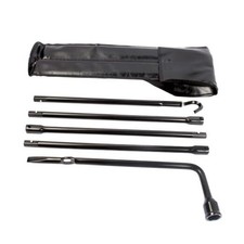 Spare Tire Tool Kit with Spare Tire Jack Handle and Wheel Lug Wrench