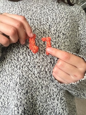  67  shaped hot Cheetos!  
