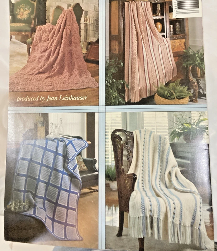 Crochet Afghan Pattern Booklets - Vintage - Good Used Condition - Image 4 of 4