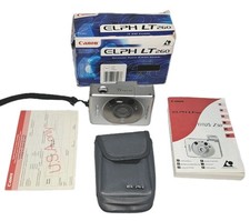 Canon Elph LT 260 Digital Point  Shoot Camera NEW W/ Original Box  Manual