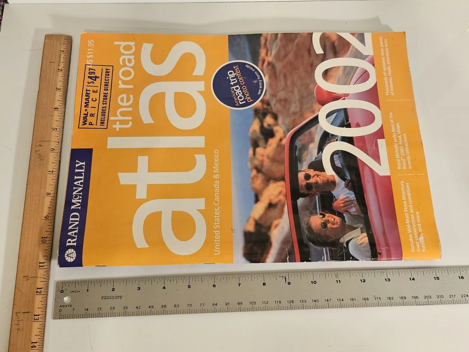 Rand McNally 2002 Road Atlas United States Canada & Mexico w/cover Lots of Info! - Image 4 of 4