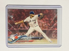 Chris Rowley Rookie Card RC #/50 Pink Parallel 2018 Topps #315 Toronto Blue Jays. rookie card picture